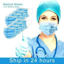 50 x Disposable Face mask 50 Pieces protective mouth UK with filter