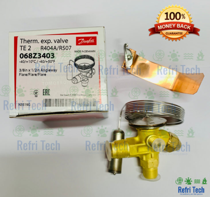 DANFOSS Thermostatic expansion valve, TE 2 068Z3403 External - Flare x Flare