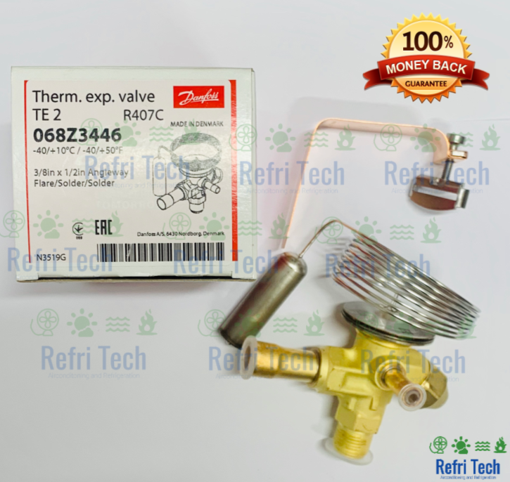 DANFOSS Thermostatic expansion valve, TE 2 068Z3446 External - Flare x Solder