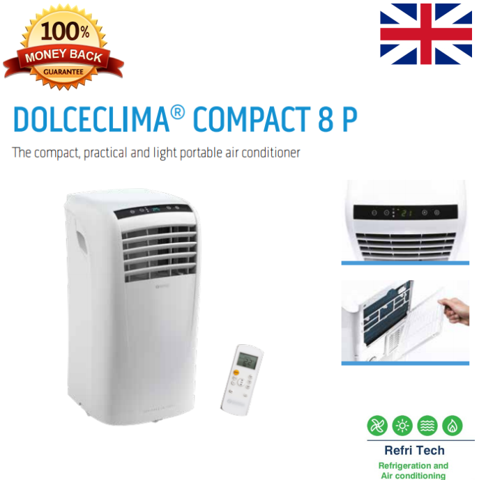 Dolceclima Compact 8 Portable Air Conditioner Unit