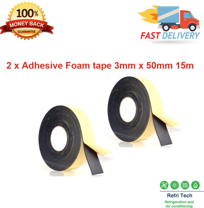 Pipe Insulation tape Lagging 50mm x 3mm x 15M CLASS0 ADHESIVE