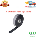 Pipe Insulation tape Adhesive 1/8in. x 2in. x 30ft. Roll Black ADHESIVE 6-9718