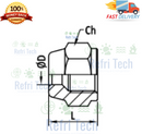 FLARE NUT SAE FLARE 1/4 - 1/4 (6MM)