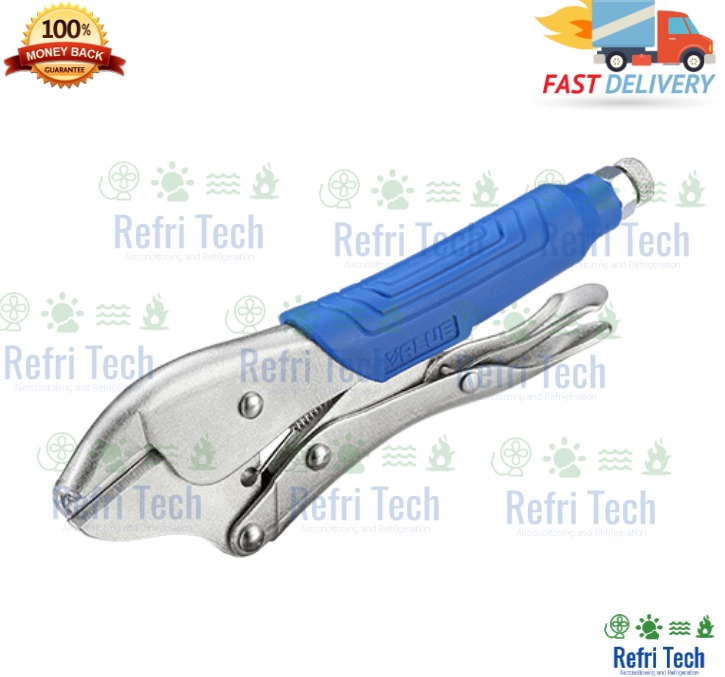 Value LOCKING ADJUSTABLE VICE PLIERS CURVED JAW MOLE GRIPS PLIER for refrigeration
