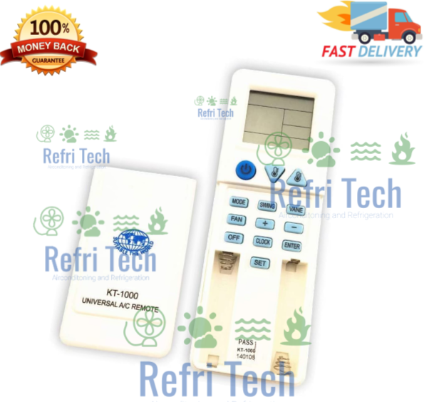 A/C REMOTE CONTROL UNIVERSAL KT-1000 Universal Air Conditioning Remote Control