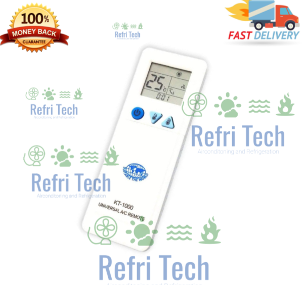 A/C REMOTE CONTROL UNIVERSAL KT-1000 Universal Air Conditioning Remote Control