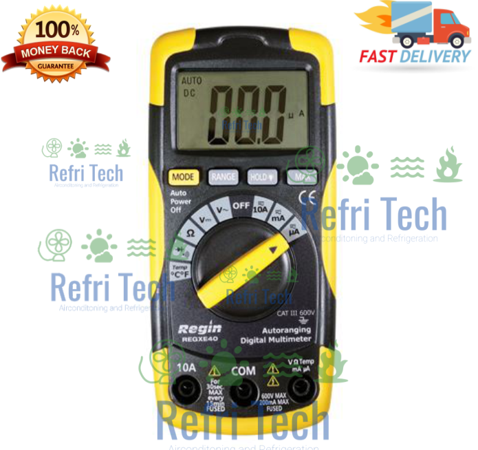 REGIN REGXE40 - Low Cost Multimeter with Temperature