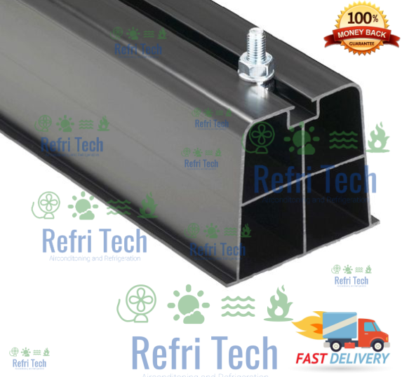 2 x Condenser Mounting Block 1000mm Black Plastic Condenser Mounting Blocks Feet
