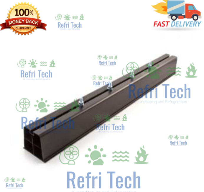 2 x Condenser Mounting Block 1000mm Black Plastic Condenser Mounting Blocks Feet