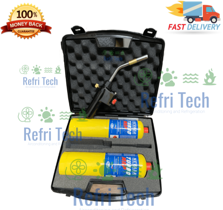 TORCH KIT - 2 MAPP GAS + MULTIPURPOSE TORCH