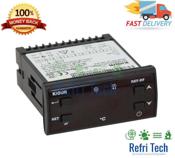 KIOUR REF-DF-SM CONTROLLER DIGITAL REFRIGERATION THERMOSTAT CONTROL