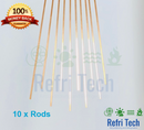 BRAZING RODS COPPER PHOSON FLAT SECTION 50cm long - Phoson rods
