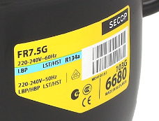 Secop Compressor FR7.5G R134a LBP/HBP - CSIR DANFOSS