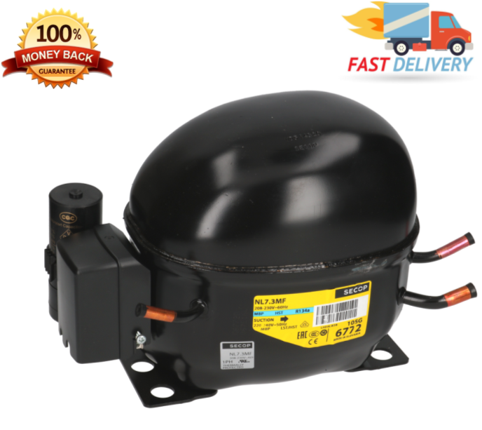 COMPRESSOR DANFOSS SECOP NL7.3MF R134a 1/4L Hp displacement 7.27 cc