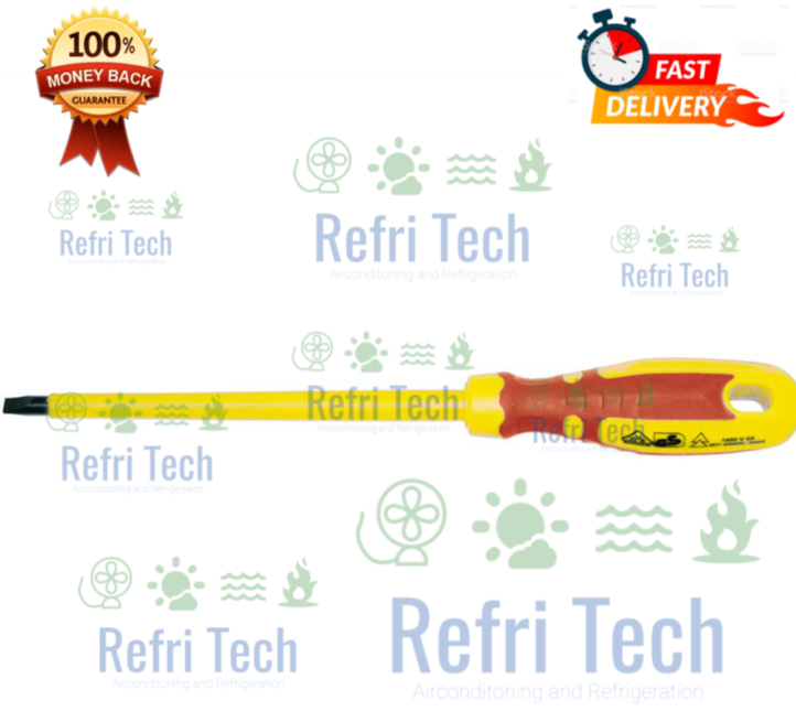 REGIN REGE265 Slotted Screwdriver 1000V - 6.5mm x 150mm