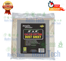 4 x 4 Calico Cotton Dust Sheet Large Heavy Duty Decorating Paint Protection