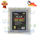 12 x 9 Calico Cotton Dust Sheet Large Heavy Duty Decorating Paint Protection
