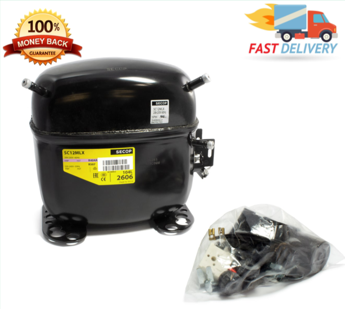 DANFOSS COMPRESSOR SECOP SC12MLX CSIR 12,87 cc R404a/R507 HMBP