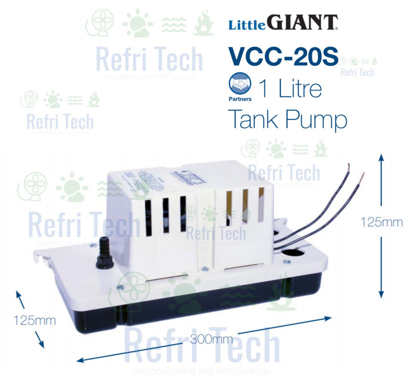 Little Giant Condensate Pump 1 L tank pump - VCC-20S