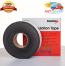 Pipe Insulation tape Adhesive 1/8in. x 2in. x 30ft. Roll Black ADHESIVE 6-9718