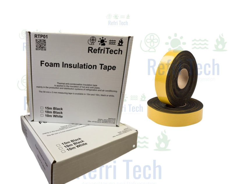 Pipe Insulation tape Lagging 50mm x 3mm x 15M CLASS0 ADHESIVE