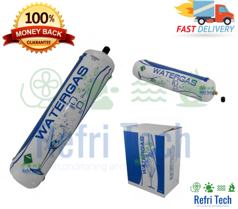 Co2 disposable bottle 600gr for sparkling water Watergas - CO2 DISPOSABLE TANK